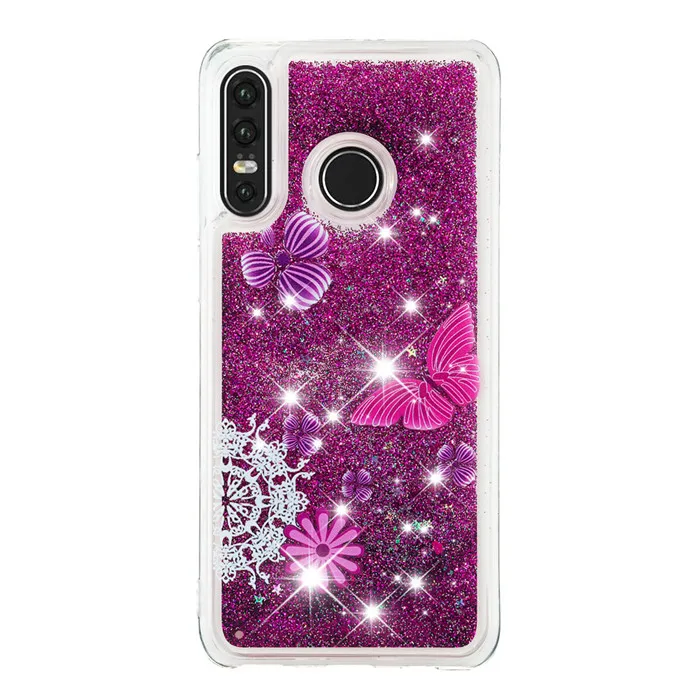 Pattern 5 Блестящий Жидкий чехол для huawei P30 Lite чехол для huawei P20 P30 Pro Lite чехол милый мягкий силиконовый прозрачный Жидкий чехол - Цвет: Pattern 5