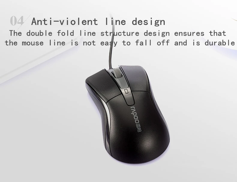 Rapoo M120 USB Проводная мышь игровая мышь компьютерная офисная мышь для ноутбука