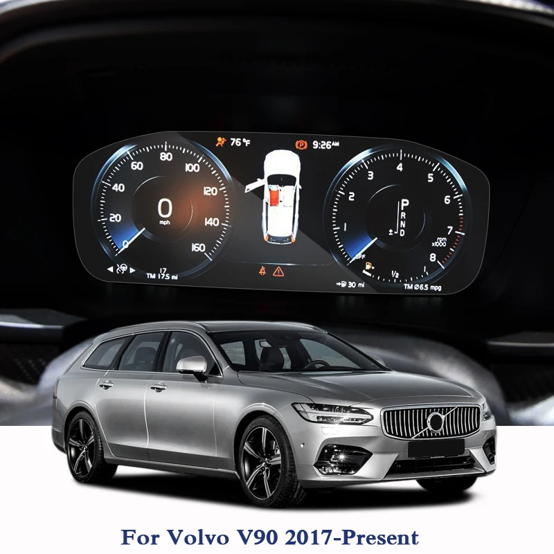 Стальная стеклянная пленка для экрана навигатора GPS Volvo V90 2017 настоящее покрытие