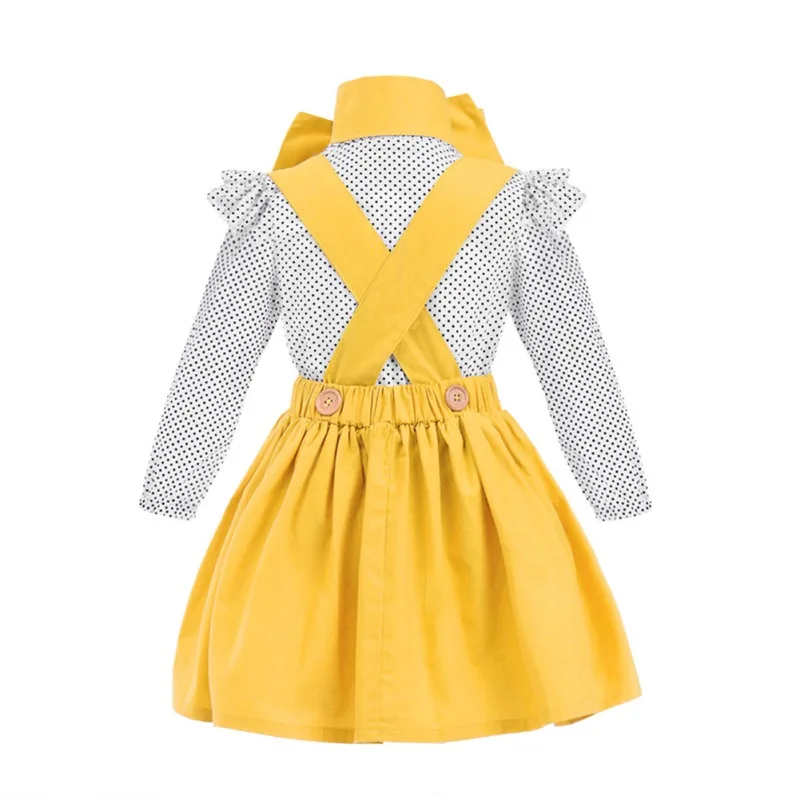 Baby Girls Strap Dress 2018 Autumn Children Clothes Sweet Overalls Dresses Kids Cotton Princess Vest | Детская одежда и обувь