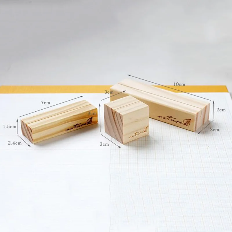 Креативный зажим для записей в виде животных деревянные бревна канцелярская