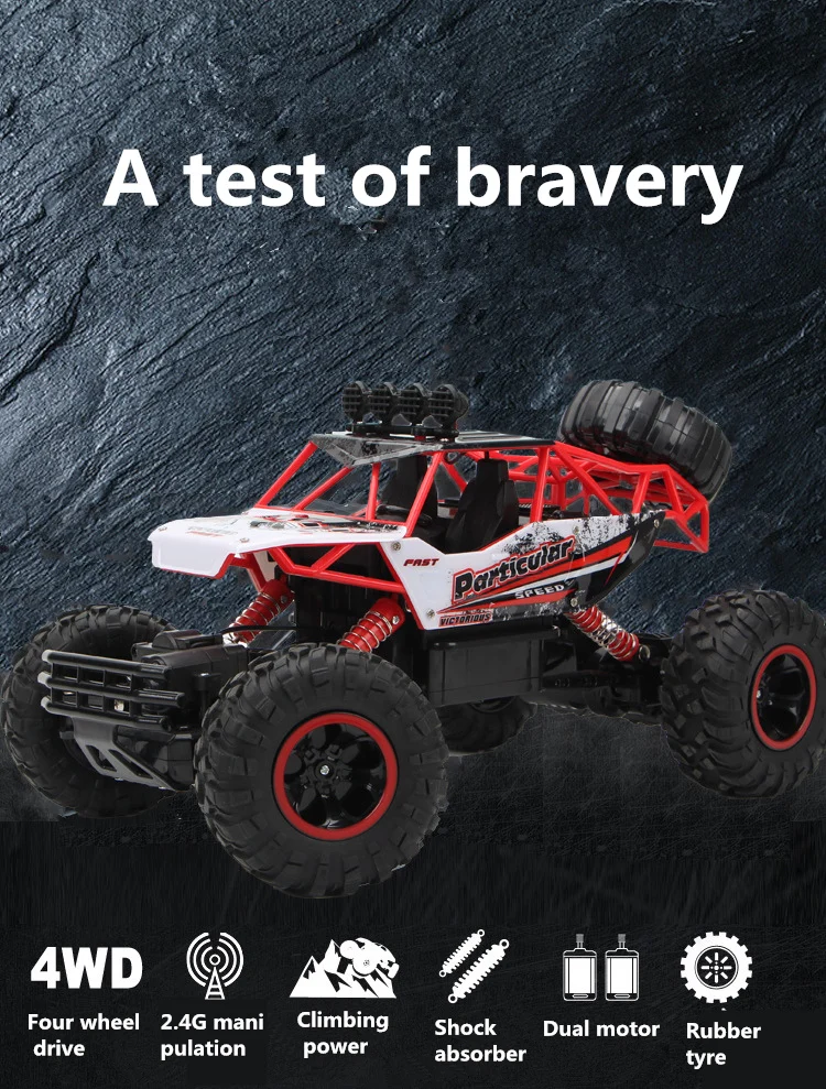 1/12 Радиоуправляемая машина 4WD холм альпинист 4X4 Двойной Мотор привод Bigfoot автомобили зарядка пульт дистанционного управления Внедорожник OYS модель игрушка для мальчиков