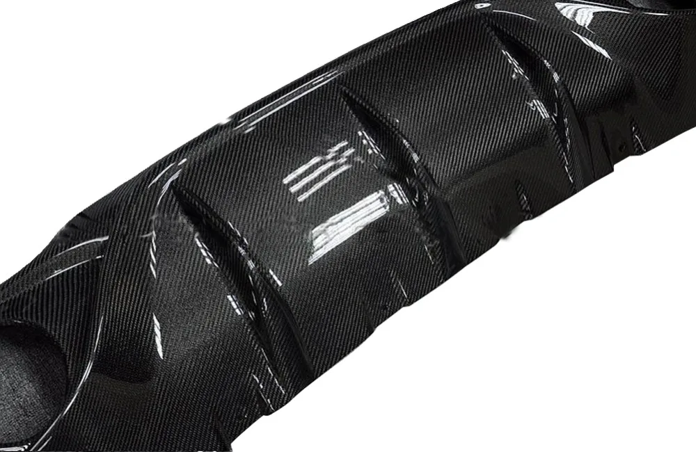 Спойлер из углеродного волокна задний диффузор для багажника черная отделка Alfa