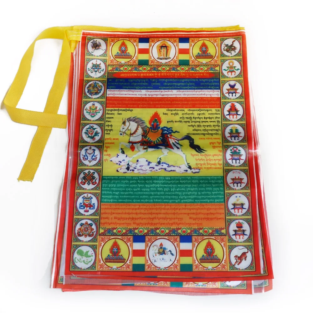 Тибетский Сутра стример тибетский ветер лошадь молитва флагштифский стиль