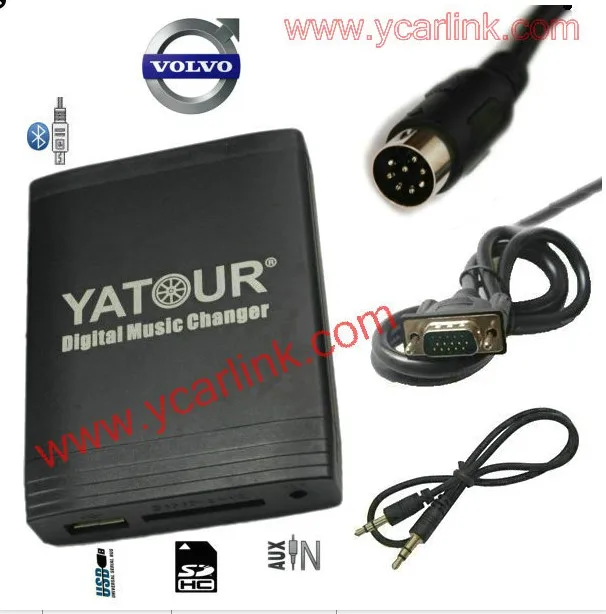 

Автомобильный стерео-плеер Yatour USB SD AUX для Volvo C70 S40 S60 S80 V40 V70 XC70 HU-Радио DVD RTI навигация