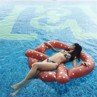140cm pool floats inflatable air mattress party fun toy circle ring buoy water boat summer donut floats flotador de la piscina
