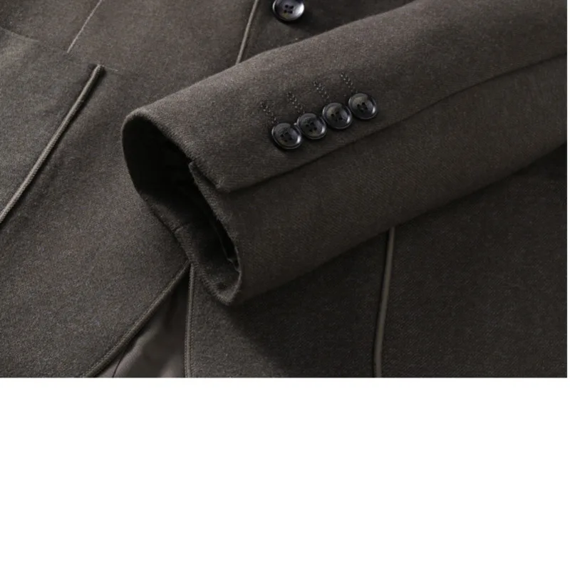 DEKUSI Suit New Pattern Business Affairs Leisure Casual Loose Coat thickening men clothing blazer hombre | Мужская одежда