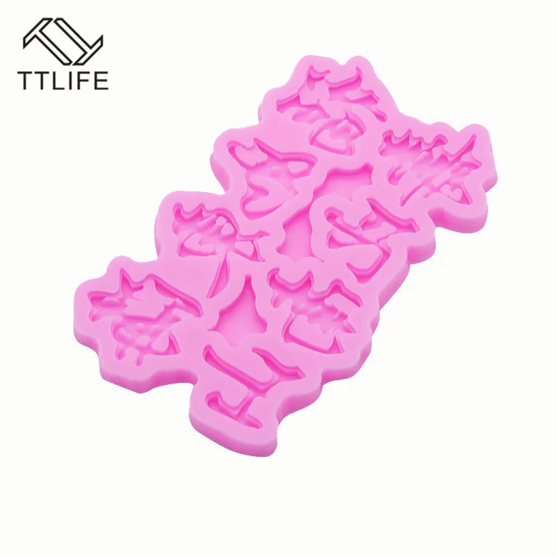TTLIFE китайская буква благословение долголетие силиконовая форма праздничный