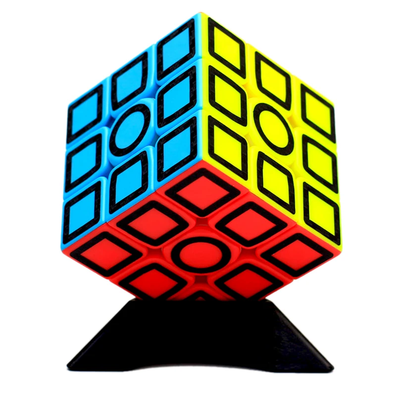 Z-Cube 3x3x3 волшебный кубик с черной картонной наклейкой скоростной