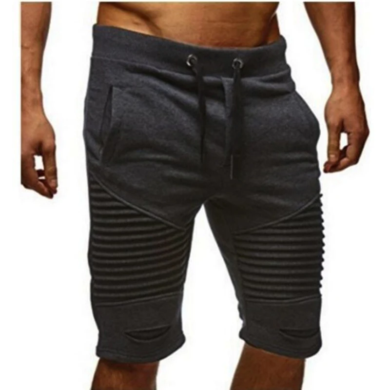 Прямая поставка мужские повседневные однотонные шорты панталоны cortos pantacourt homme