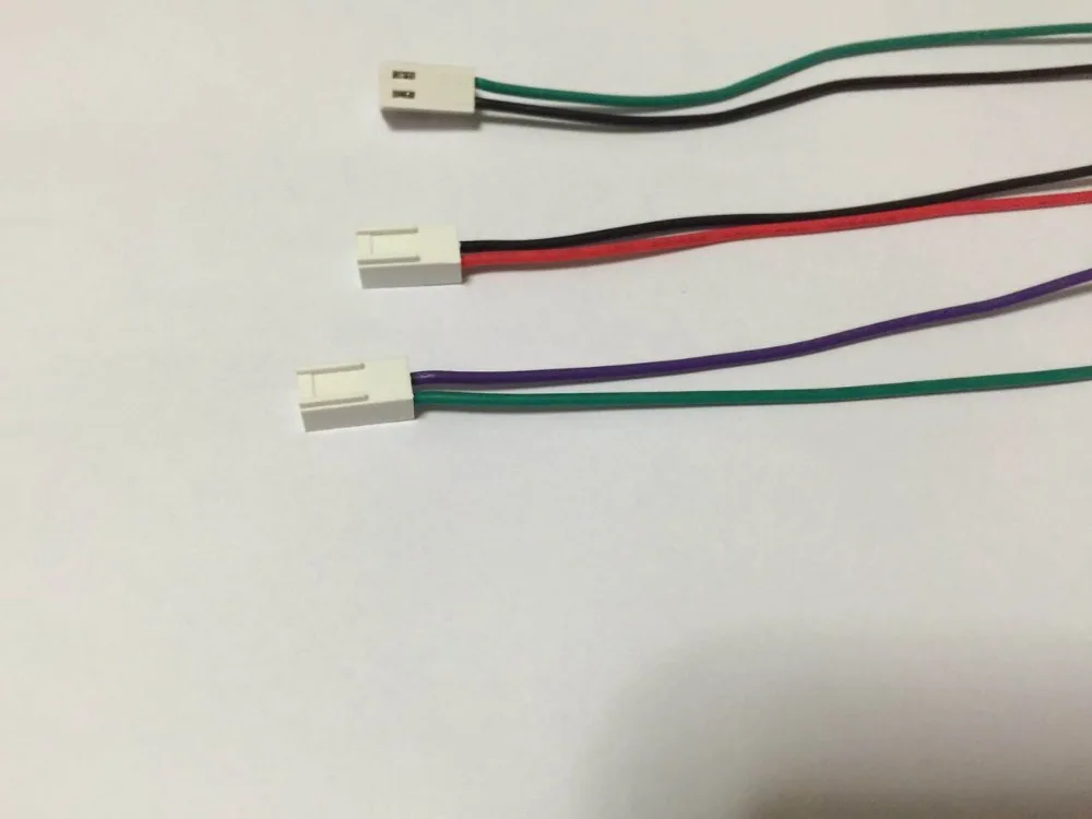 100 комплектов Molex 2-контактный разъем 2 54 мм для печатной платы с проводами и
