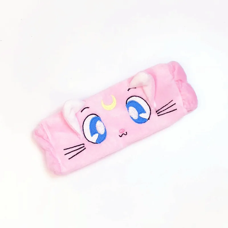 Повязка на голову с вышивкой в виде милых ледяных кошек| |