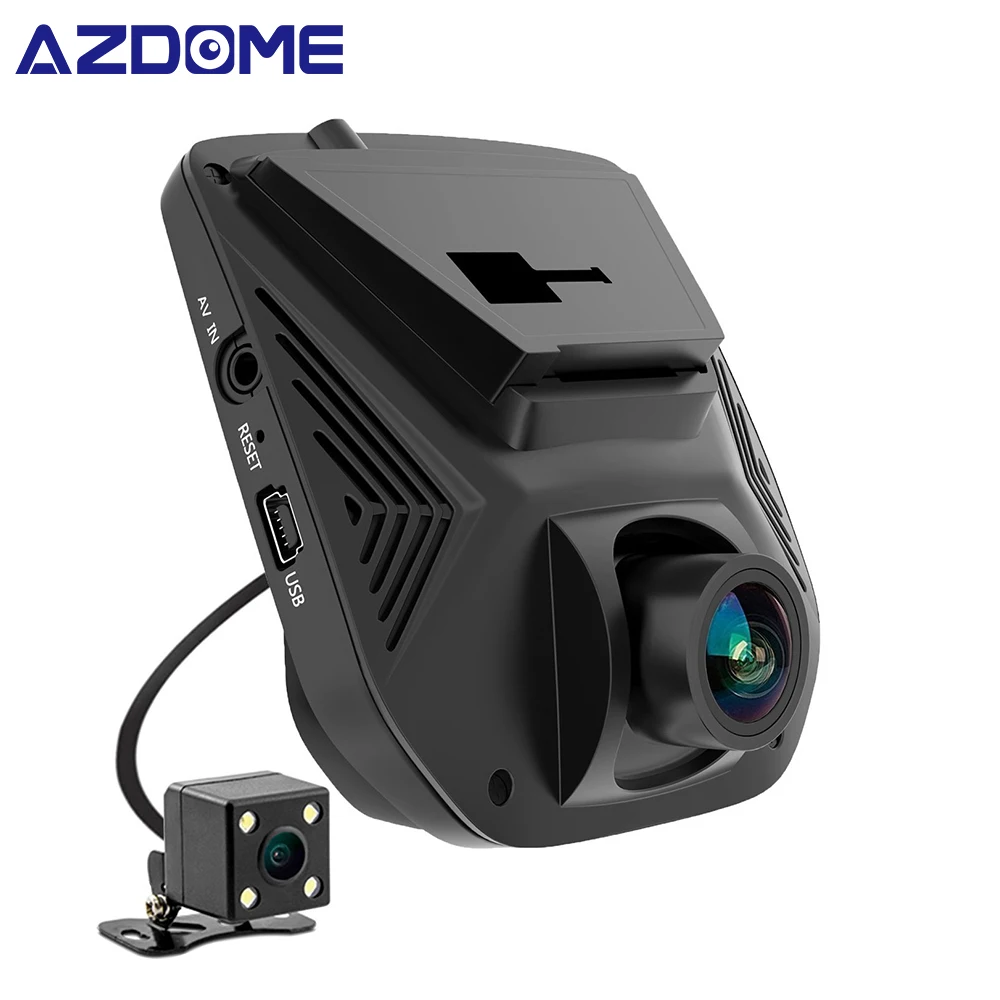 Автомобильный видеорегистратор AZDOME A305 с двумя объективами FHD 1080P Novatek 96658 ЖК экран