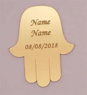 20 штук на заказ Babyshower ручной дизайн Пригласительные карты бирки акриловая наклейка для зеркала персонализированные вечерние Декор подарки для гостей сувениры