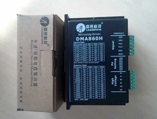 Leadshine Drive DMA860H/2-фазный шаговый драйвер для ЧПУ/лазерного станка 2-фазный 7.2A DC 24-80V