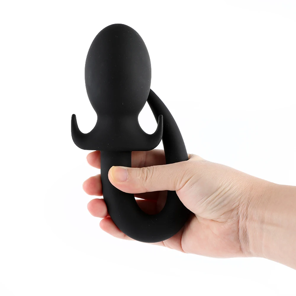 Sex Dog Tail Anal Plug Butt Plugs Soft Silicone Dilator Adult Toys for Man Prostate Massager Erotic Toy Woman | Красота и здоровье