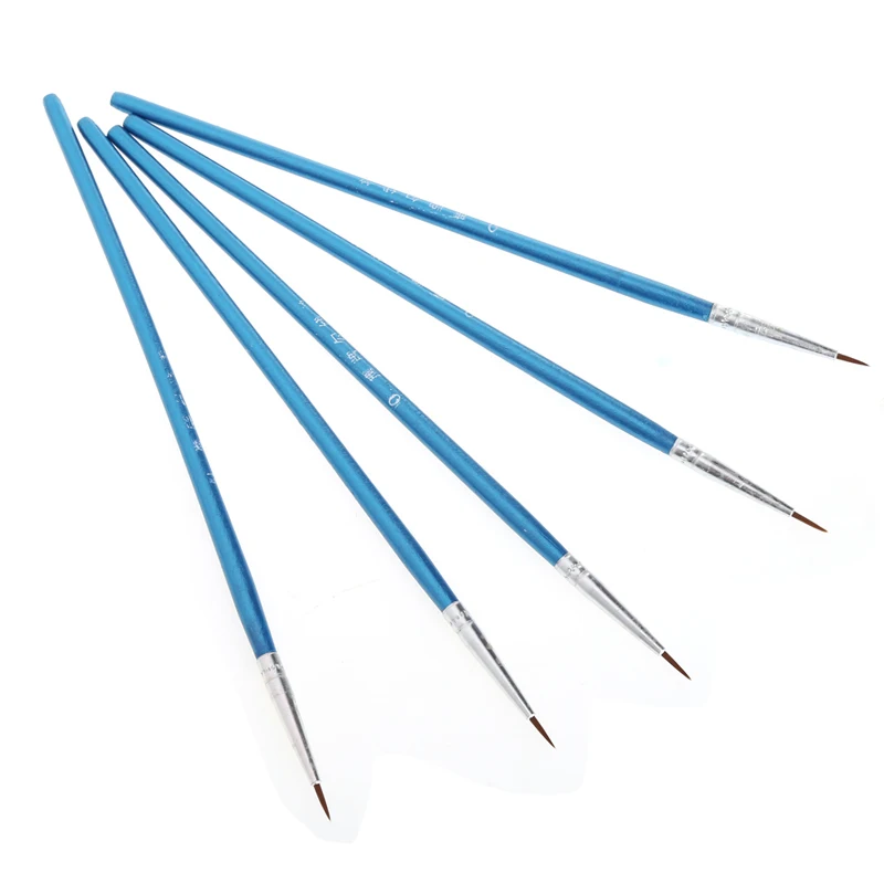 5 шт. отличное качество нейлоновая щетка для волос крючок линия ручка художника