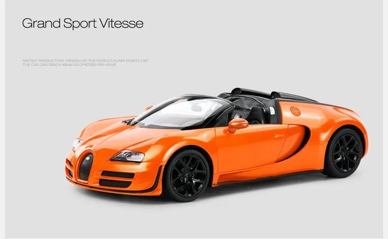 Rastar лицензированный Bugatti 1:14 автомобиль на батарейках Дрифт игрушек Мини дистанционный автомобиль rc автомобиль 70400