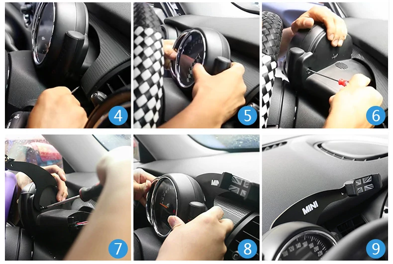 Ambermile автомобильные подушки с принтом флага Великобритании "Юнион Джек салона автомобиля держатель для мобильного телефона держатель поворотный gps держатель для Mini Cooper, Countryman, F60 аксессуары