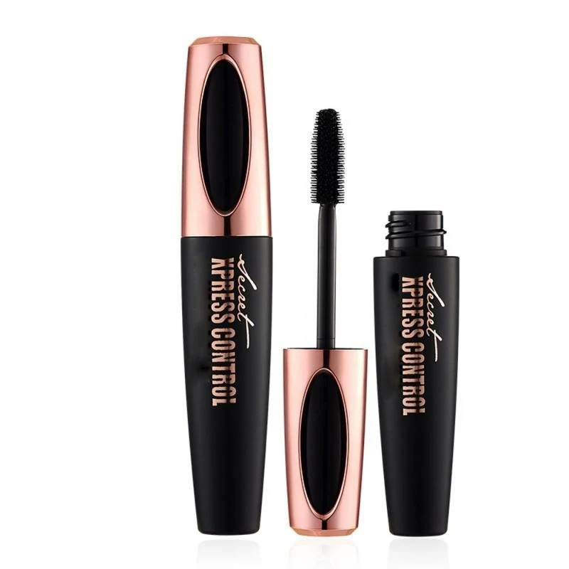 Новинка 4D шелковая тушь для ресниц Водостойкая Rimel 3d наращивания черная Толстая