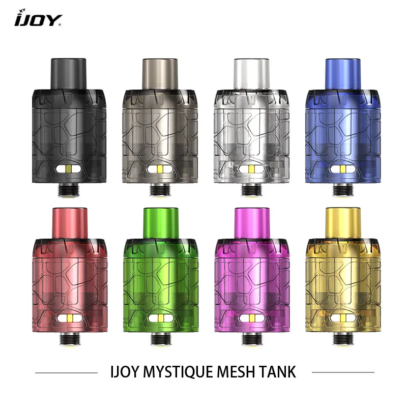 15 шт./лот одноразовый резервуар IJOY Mystique сетчатый распылитель 3 мл Емкость резервуара поддержка 0.15ohm низкое сопротивление Топ многоразового распылителя