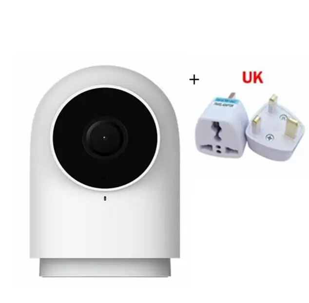 add UK plug Смарт-Камера Xiaomi Aqara G2 1080P для шлюза, версия Zigbee, связь IP, Wi-Fi, беспроводное Облачное устройство для домашней безопасности - Цвет: add UK plug