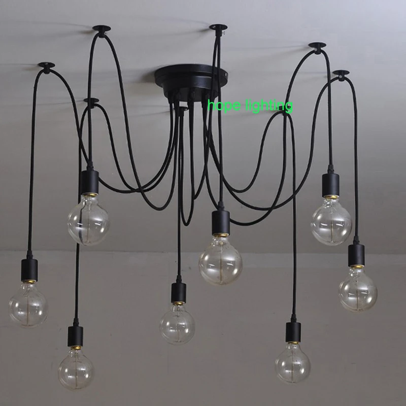 Паук свет потолочные подвесные установки верхнего света ванная комната