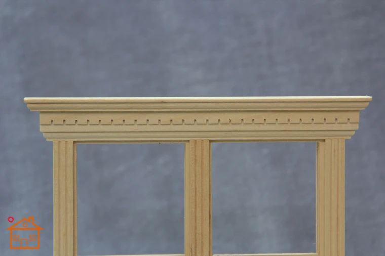 1:12 dollhouse miniature Double Sliding Sash Window Wooden doll furniture