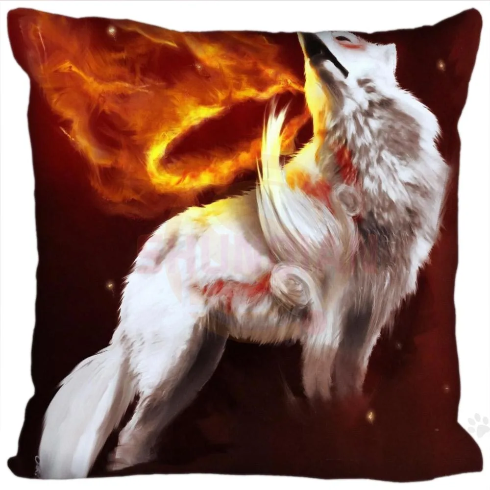 

Hot Sale Custom The Cool Wolf Custom Made Pillow Cover Decorative Pillowcas 20x20cm 35x35cm 40x40cm