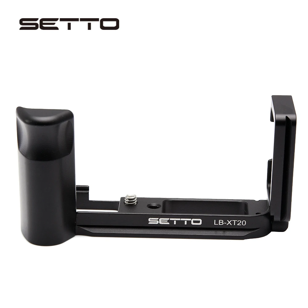 SETTO Pro вертикальный l-образный кронштейн для штатива быстросъемная пластина базовая ручка для Fujifilm для Fuji XT20 X-T20 X-T10 XT30 камера