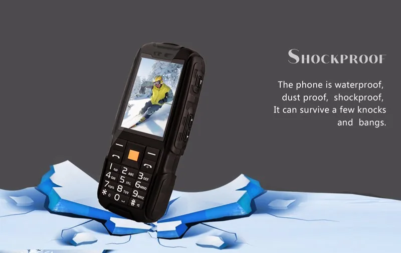 Suppu X6000 русский долгое время работы двойной карты Мощная батарея FM-радио