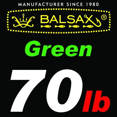 Green Balsax Фирменная леска/оплетка, 110y/100 м длиной 8 нитей для пресной и соленой воды; зеленый цвет - Цвет: Green