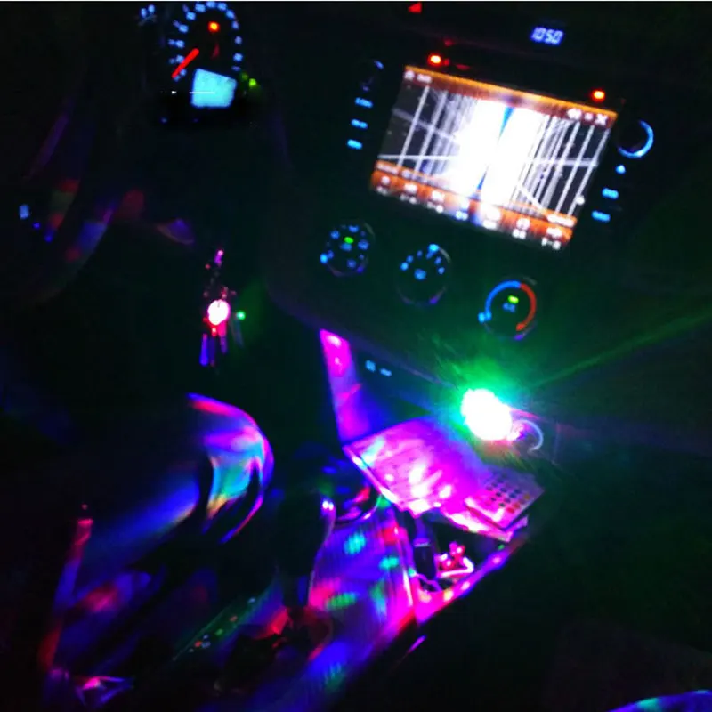 Мини USB магический шар красочный свет для мобильного телефона украшение