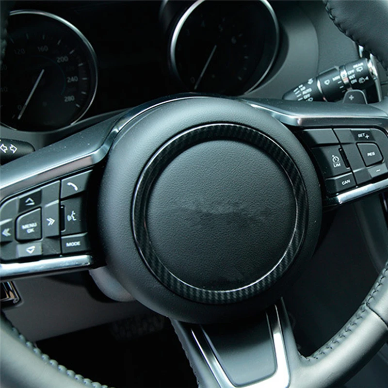 Автомобильное рулевое колесо круглая декоративная крышка отделка для Jaguar XE X760 XF