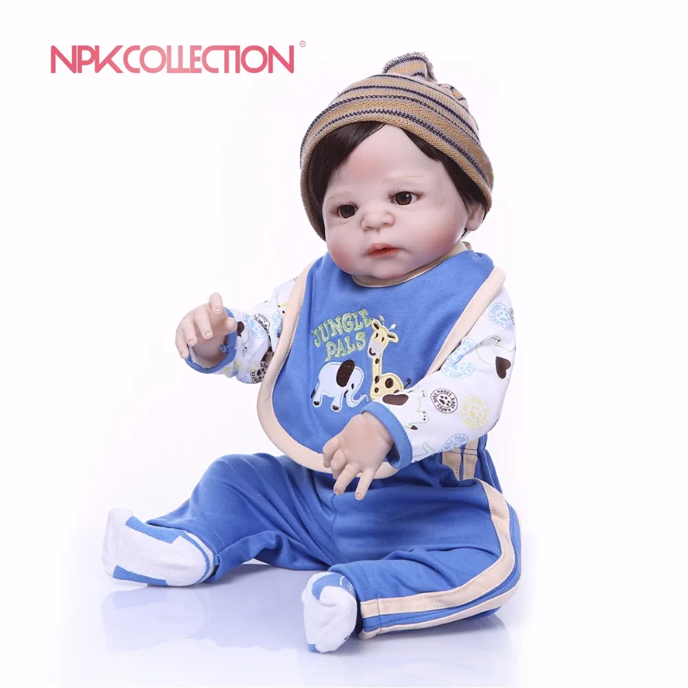 Npkколлекционная кукла нового дизайна полностью силиконовая Реалистичная Bebes Reborn