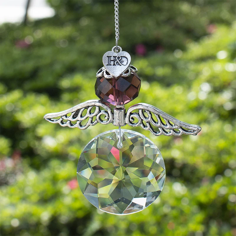 Кристаллический Хранитель H & D ангел Ловец Солнца подвесной Радужный шар призмы