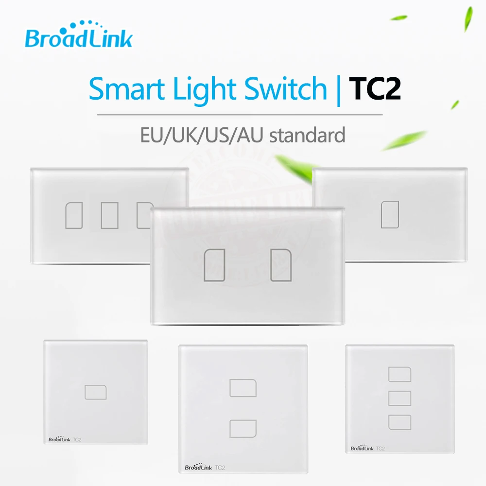 Broadlink TC2 1gang/2gang/3 Gang UK/EU/us touch RF433 переключатель Умный дом автоматизации