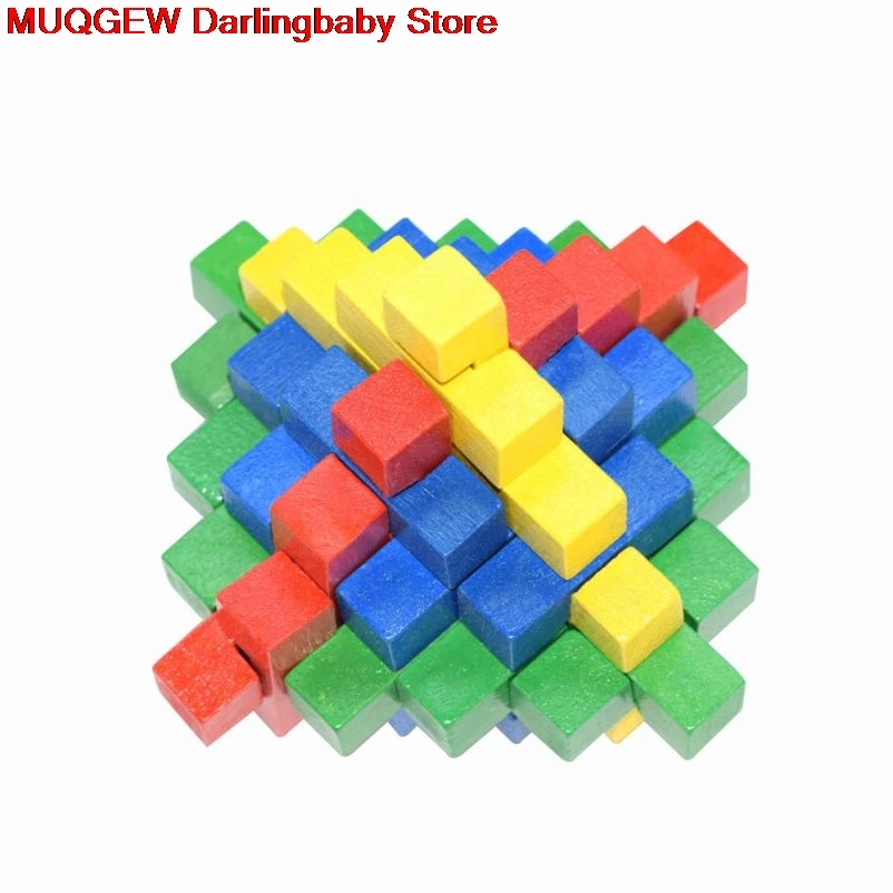 Wooden Puzzles Деревянный разведки игрушка китайский Логические игры 3D IQ головоломки обучение образование для детей взрослых забавными гаджет подарок на день рождения развивающие игрушки деревянные игрушки пазлы головоломки - Цвет: Wooden Puzzles