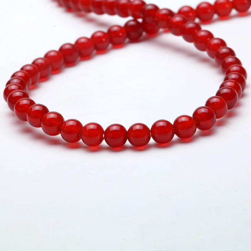 Магия бусины в виде рыбок Лидер продаж из Красного Оникса круглый натуральный