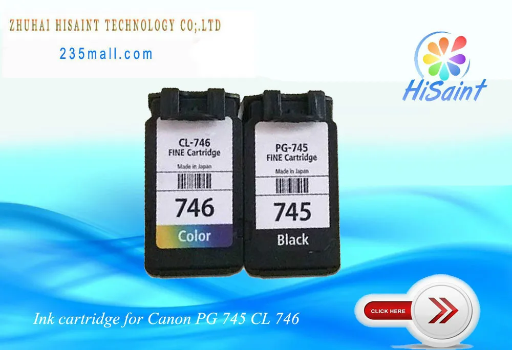 Совместимый чернильный картридж hisaint для Canon PG 745 CL 746 PG-745 Laserjet mg2470 2570 ip2870 Printer |
