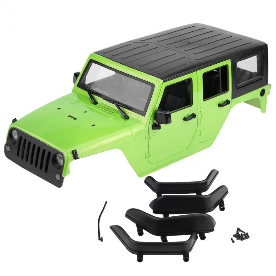 Корпус кузова автомобиля 313 мм для Jeep Wrangler SCX10 D90 D1/10 Kit 110 RC гусеничный автомобиль с
