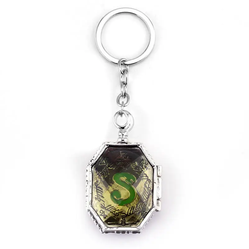 Keychain-K264 Горячая Распродажа ожерелье HP Salazar Slytherin's Relics Slytherin college Treasures Voldemort's Horcruxes Подвеска для поклонников подарок - Окраска металла: Keychain-K264