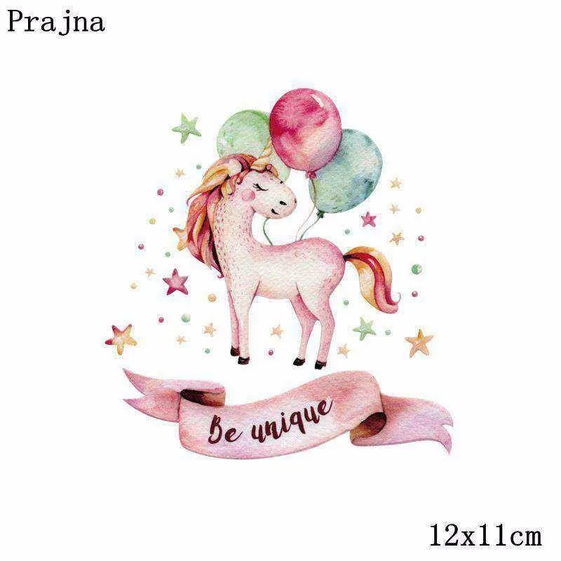 TH0679 Pulaqi Kawaii нашивка единорога с железными нашивками принт на футболке платья теплопередача аппликация моющаяся дети милые наклейки декор H - Цвет: TH0679