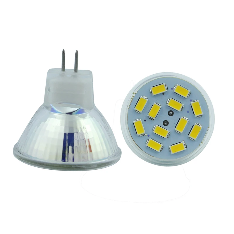 

10PCS/LOT New 5730 SMD LED Lamp Bulb MR11 Warm White/Cool White Spotlight LED Spot light Bulb AC/DC12V Home Decoration Lighting