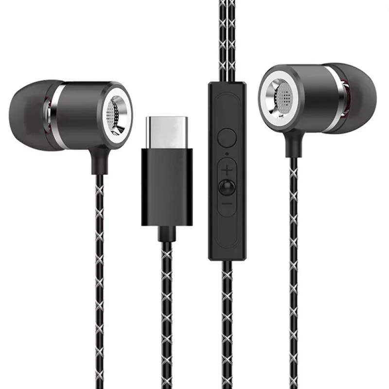1 шт. Eardphone для Usb Leeco Type c гарнитура с микрофоном Тип C наушники Xiaomi Letv LeEco Le 2 Pro Max