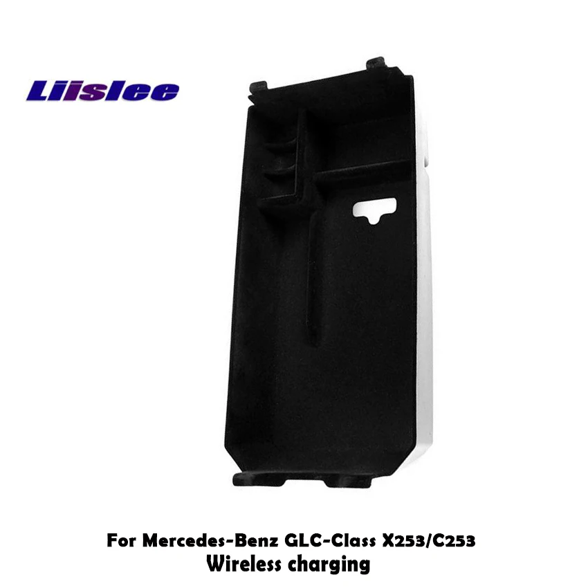 

Liislee For Mercedes Benz GLC Class X253 C253 Wireless charging central control storage Car Charger Car Handrails Box