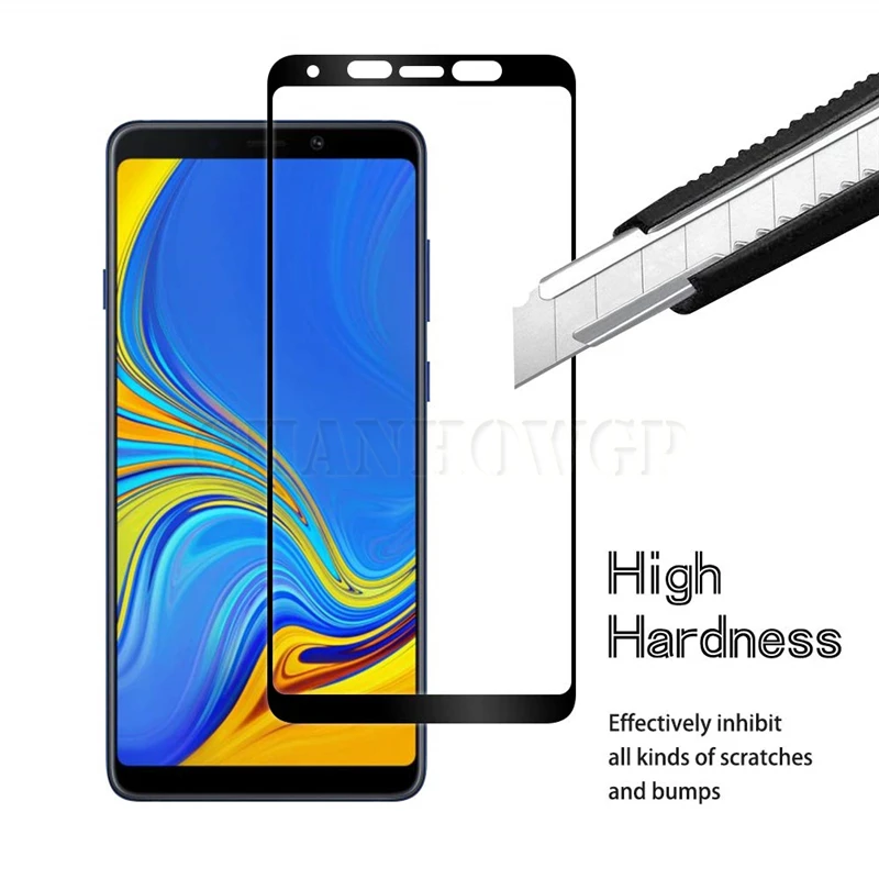 Полное покрытие из закаленного стекла для Samsung Galaxy A9 2018 Star Pro A9s Защита экрана SM A920