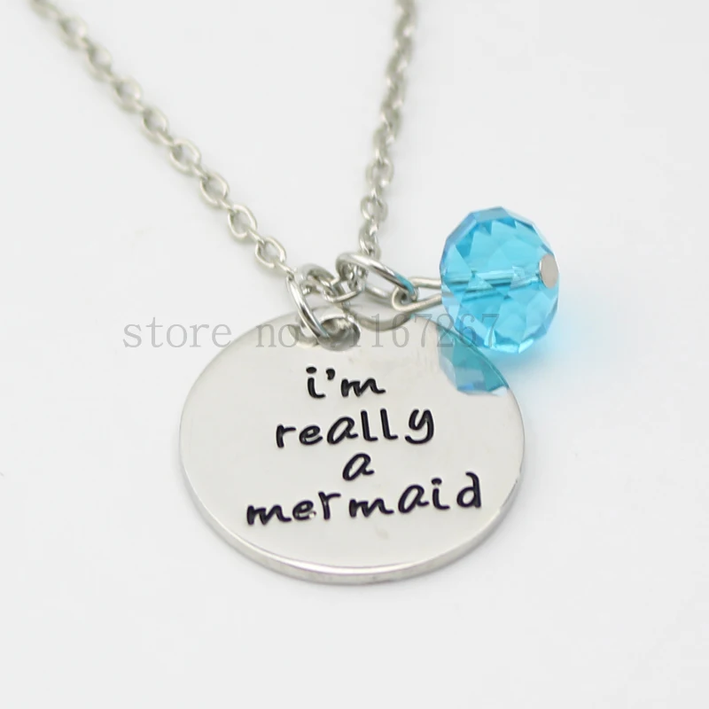 Новинка 2015 ожерелье в стиле Русалочки &quotя действительно русалочка&quot