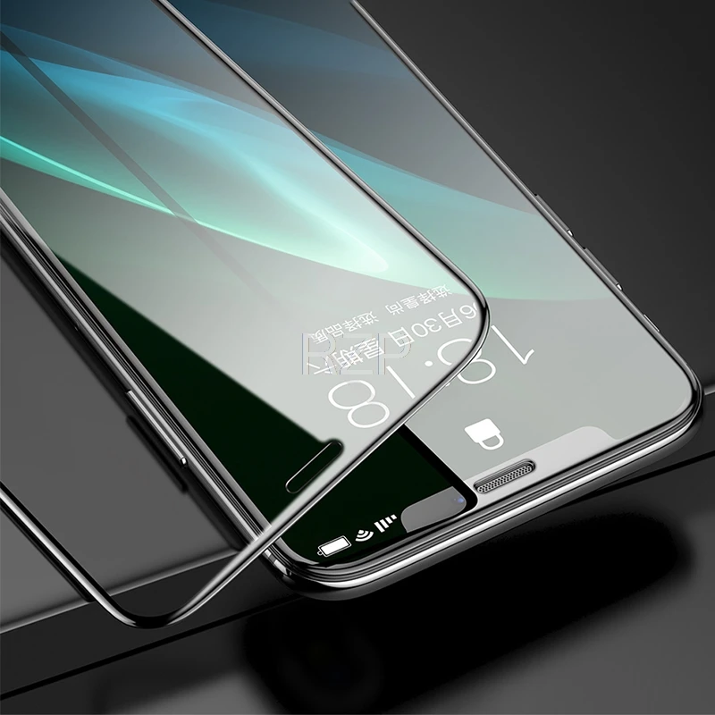 RZP 5D полное покрытие экрана протектор на Apple iPhone X XS Max XR 6 6s 7 8 Plus закаленное стекло