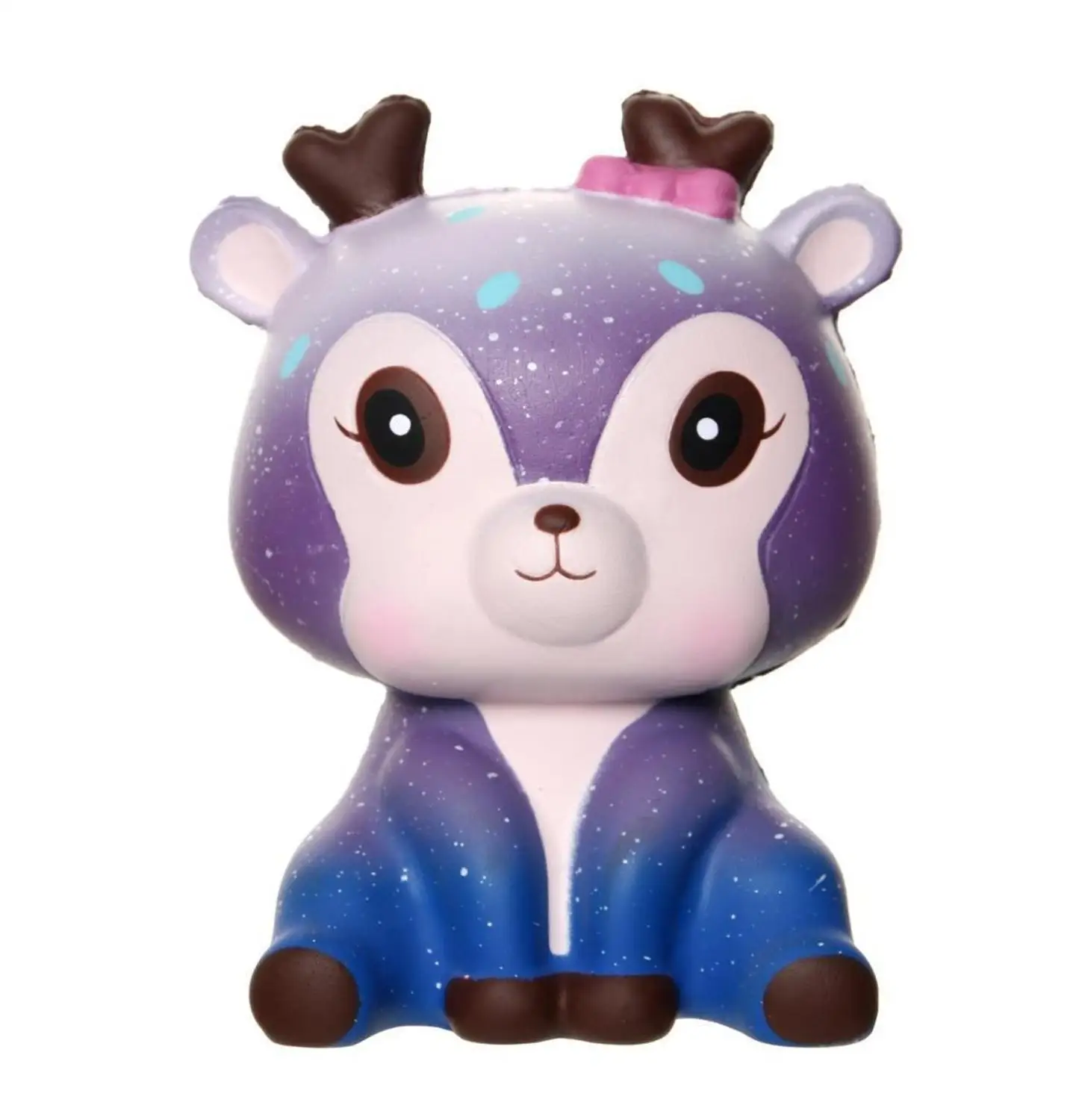 Kawaii jumbo squishy unicorn сжимаемых игрушек медленно поднимающийся Единорог Мягкий пакет антистресс подарок - Цвет: deer